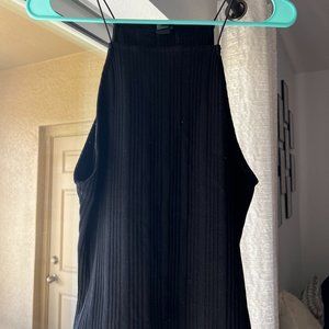 Black Halter Top